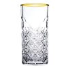 VASO ALTO TALLADO GOLDEN 300CCC